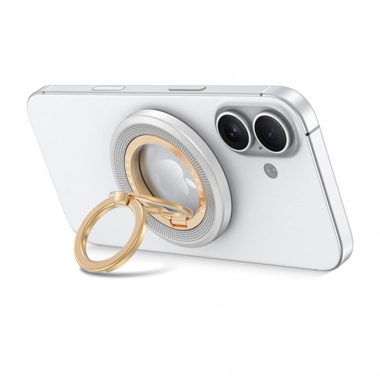 Tech-Protect MMR700 Lamano MagSafe Magnetic Phone Holder - Gray and Gold