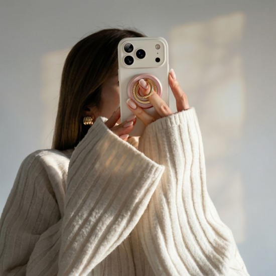 Tech-Protect MMR700 Lamano MagSafe Magnetic Phone Holder - Rose Gold