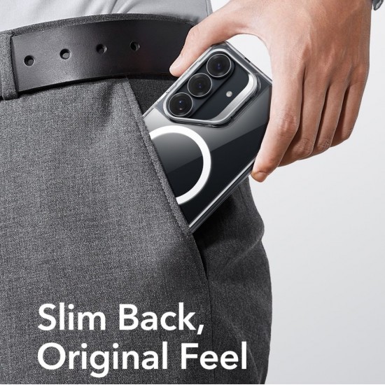 ESR Classic Hybrid Kickstand MagSafe Case for Samsung Galaxy S26+ - Transparent