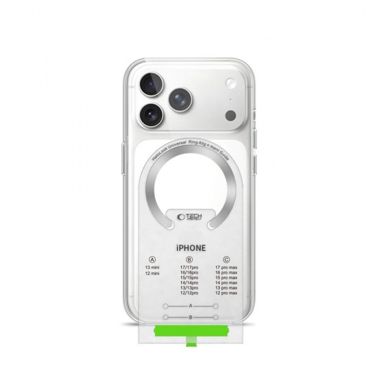 Tech-Protect MMP-210 MagSafe 2-Pack Magnetic Ring - Silver / Navy Blue