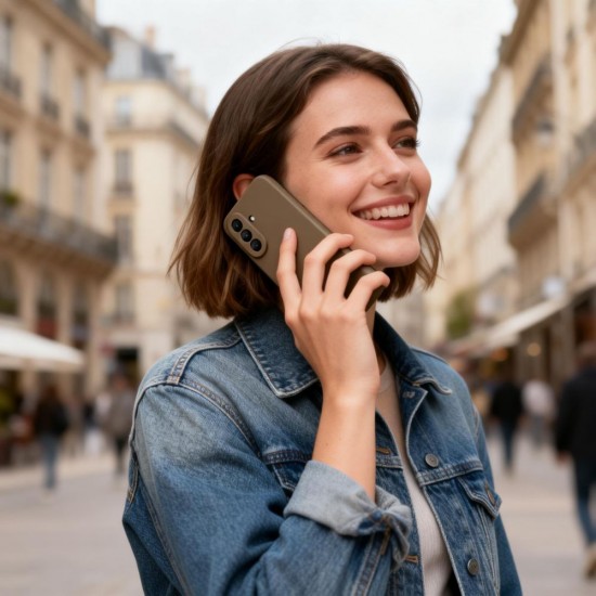 Tech-Protect Icon Case for Samsung Galaxy A37 5G - Brown