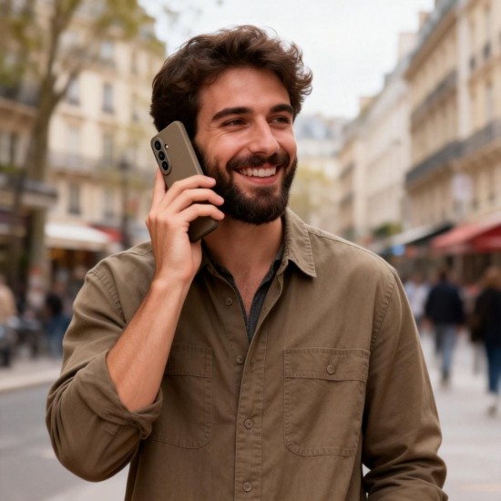 Tech-Protect Icon Case for Samsung Galaxy A57 5G - Brown