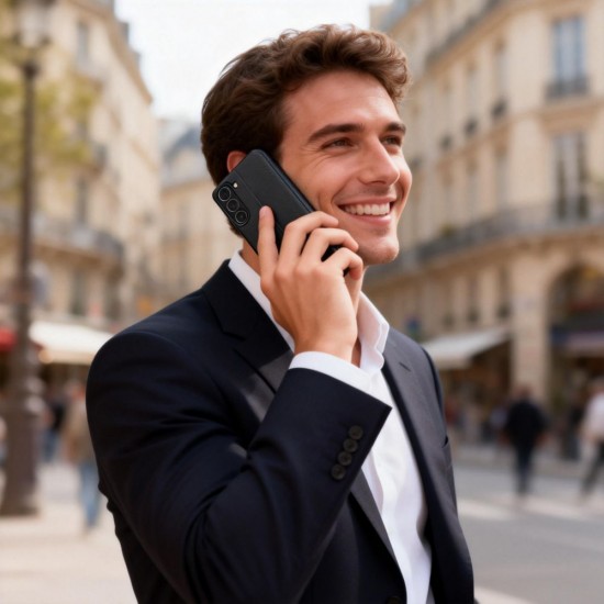 Tech-Protect Smart View Case for Samsung Galaxy A37 5G - Black