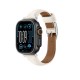 AmazingThing Class Band Leather Strap for Apple Watch 45 / 46 / 49 mm - Light Beige