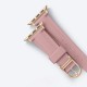AmazingThing Class Band Leather Strap for Apple Watch 45 / 46 / 49 mm - Pink