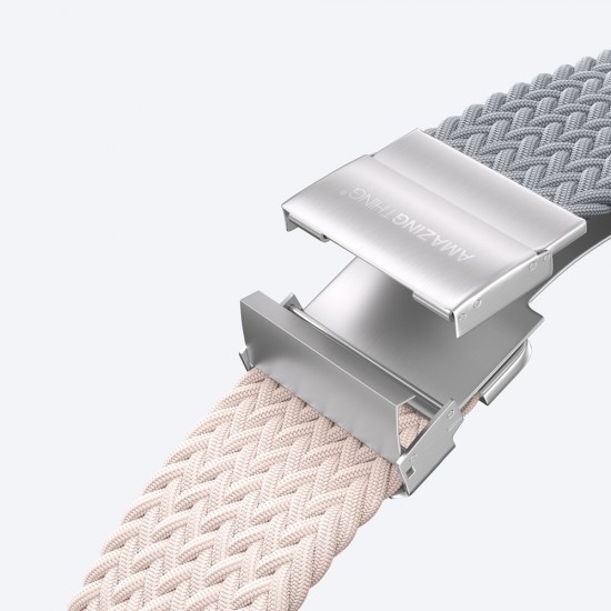 Set of 2 AmazingThing Blend Band for Apple Watch 45/46/49mm - Pink-Gray/Pink