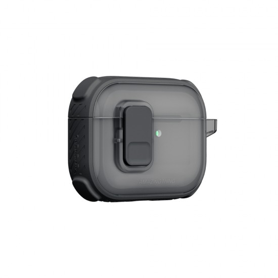 AmazingThing Titan Pro Mag Case Clear for AirPods Pro 3 - Black