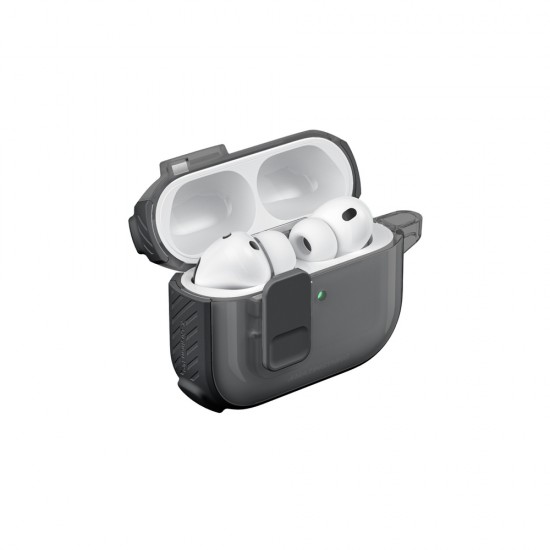 AmazingThing Titan Pro Mag Case Clear for AirPods Pro 3 - Black