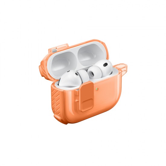 AmazingThing Titan Pro Mag Case Clear for AirPods Pro 3 - Orange