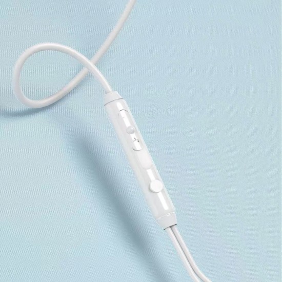 Dudao X3 in-ear headphones, wired, 3.5mm minijack - white