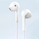 Dudao X3+ in-ear headphones, wired, 3.5mm minijack - white