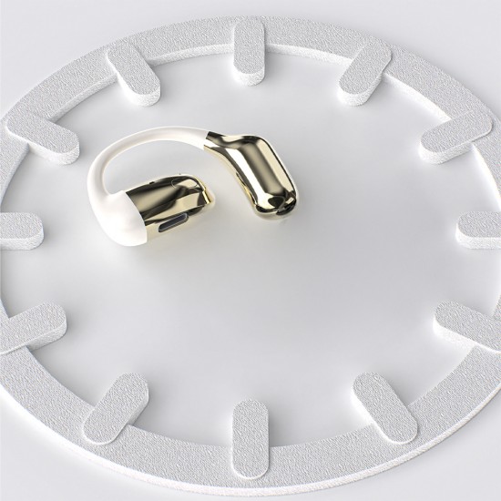 Dudao U4Pro Bluetooth universal over-ear headset for both ears - beige and gold