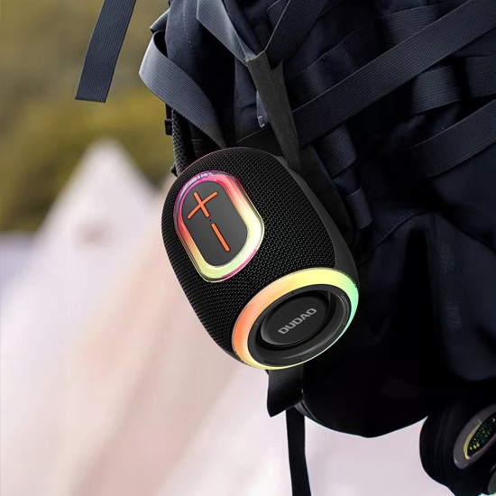 Dudao Y22 Wireless Speaker with RGB Backlight Bluetooth 5.3 - Black