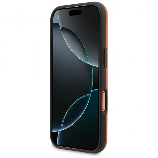 BMW M FW Metal Logo MagSafe Case for iPhone 17 Pro Max - Orange