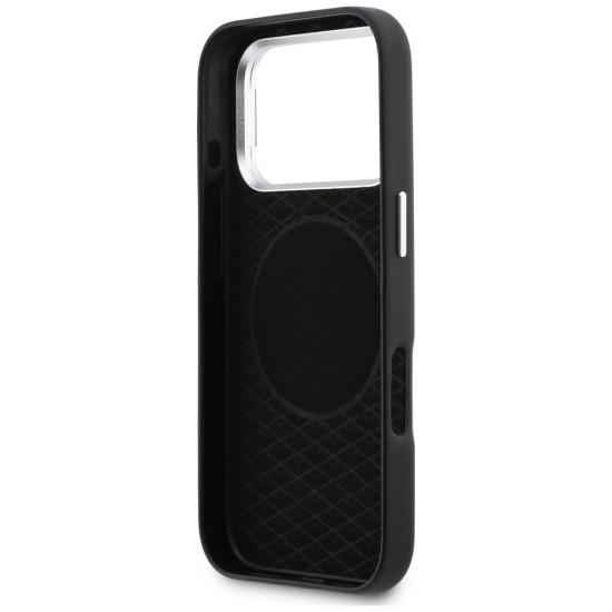 BMW M Sign Metal Logo MagSafe Case for iPhone 17 Pro - Black