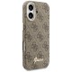 Guess 4G Script MagSafe Case for iPhone 17 - Brown