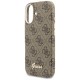 Guess 4G Script MagSafe Case for iPhone 17 - Brown