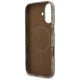 Guess 4G Script MagSafe Case for iPhone 17 - Brown