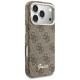 Guess 4G Script MagSafe Case for iPhone 17 Pro - Brown