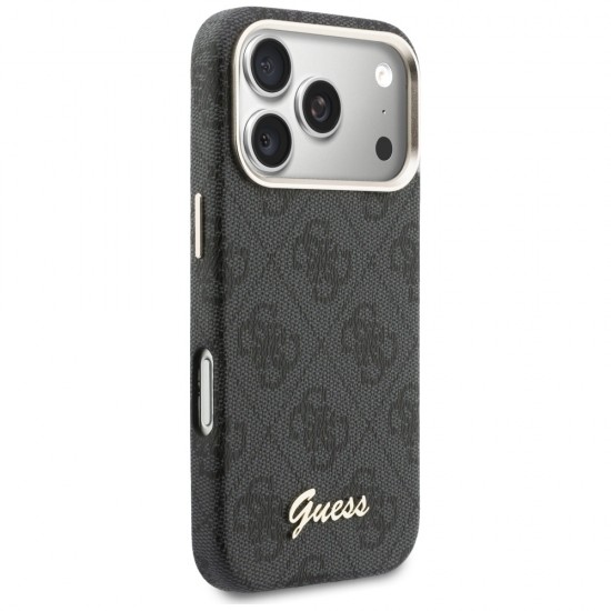 Guess 4G Script MagSafe case for iPhone 17 Pro - black