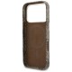 Guess 4G Script MagSafe Case for iPhone 17 Pro Max - Brown
