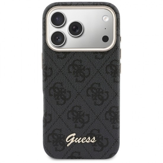 Guess 4G Script MagSafe case for iPhone 17 Pro Max - black
