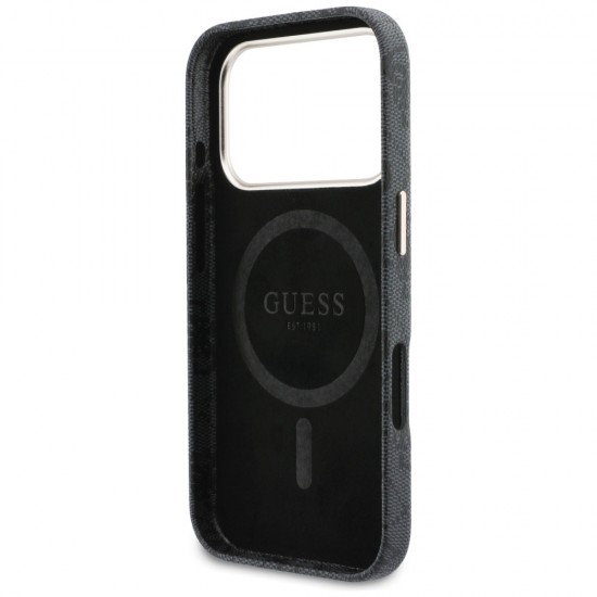 Guess 4G Script MagSafe case for iPhone 17 Pro Max - black