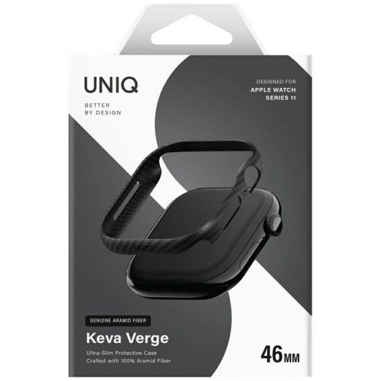 Uniq Keva Verge Case for Apple Watch 46mm - Black