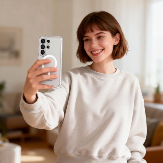 Tech-Protect FlexAir MagSafe Case for Samsung Galaxy S26 Ultra - Transparent