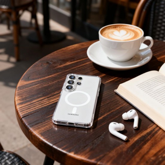 Tech-Protect FlexAir MagSafe Case for Samsung Galaxy S26 Ultra - Transparent