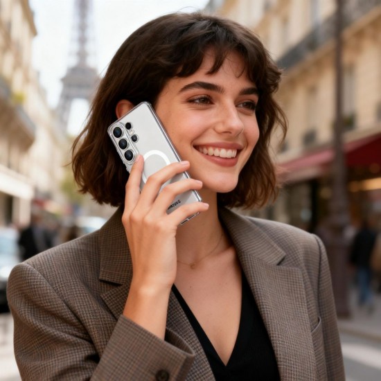 Tech-Protect FlexAir MagSafe Case for Samsung Galaxy S26 Ultra - Transparent