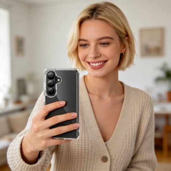 Tech-Protect FlexAir Hybrid Case for Samsung Galaxy S26+ - Clear