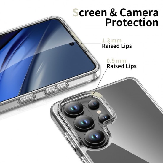 Tech-Protect FlexAir Hybrid Case for Samsung Galaxy S26 Ultra - Clear