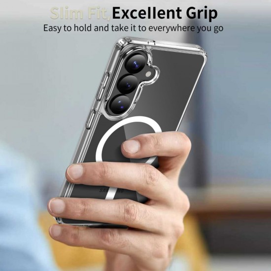 Tech-Protect FlexAir Hybrid MagSafe Case for Samsung Galaxy S26+ - Transparent