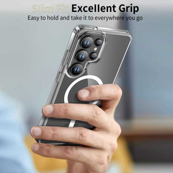 Tech-Protect FlexAir Hybrid MagSafe Case for Samsung Galaxy S26 Ultra - Transparent