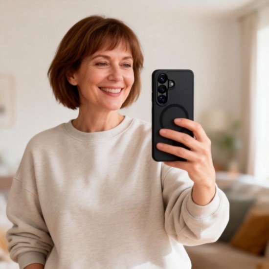 Tech-Protect Magmat MagSafe Case for Samsung Galaxy S26 - Black