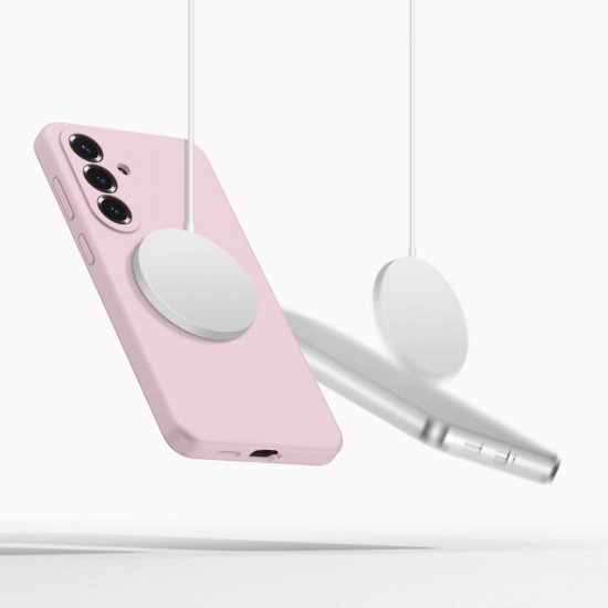 Tech-Protect Silicone MagSafe Case for Samsung Galaxy S26+ - Pink