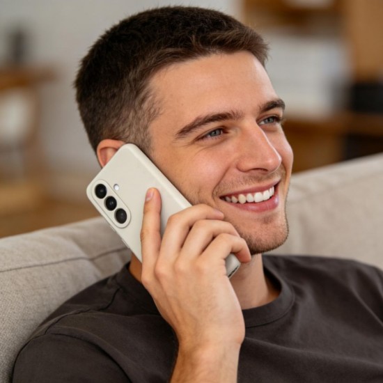 Tech-Protect Silicone MagSafe Case for Samsung Galaxy S26+ - Beige