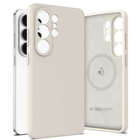 Tech-Protect Silicone MagSafe Case for Samsung Galaxy S26 Ultra - Beige