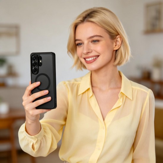 Tech-Protect MagPeak MagSafe Case for Samsung Galaxy S26 Ultra - Black