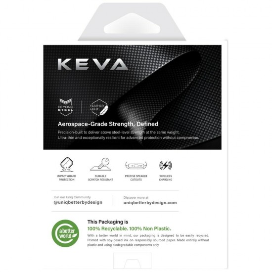 Uniq Keva Prime Case for AirPods Pro 3 - Black