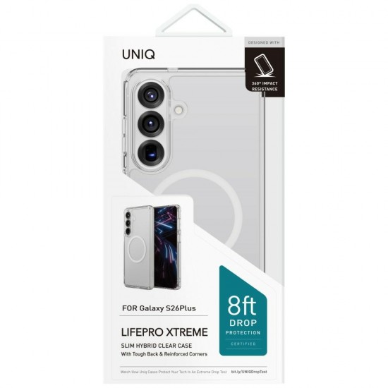 Uniq LifePro Xtreme Case for Samsung Galaxy S26+ Magclick Charging - Transparent