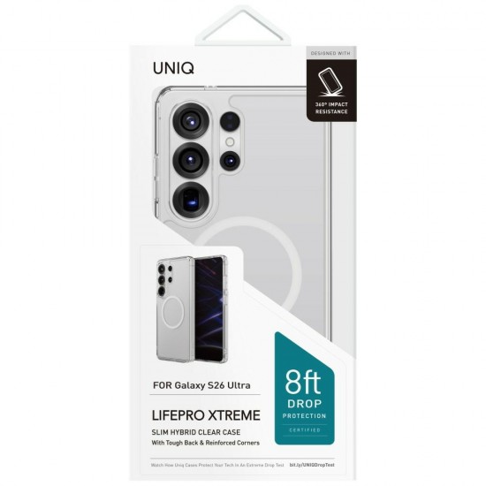 Uniq LifePro Xtreme Case for Samsung Galaxy S26 Ultra Magclick Charging - Transparent