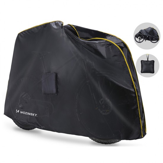 Wozinsky WPP-01O Cover - Anti-dust, Anti-moisture Protective Cover for Scooter Bike - Black