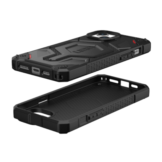 UAG Monarch case for iPhone 15 Plus - black kevlar