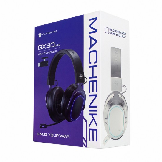 Machenike GX30 Pro Wireless Over-Ear Gaming Headphones - Black