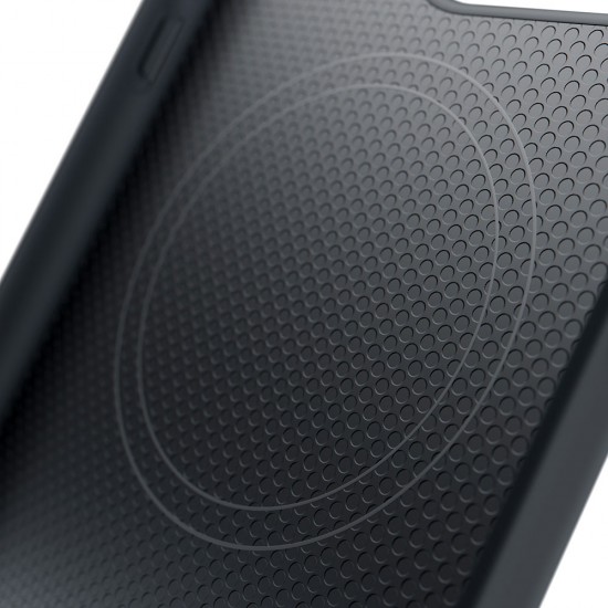 3mk Hardy Android Silky Leather MagCase for Samsung Galaxy S24+ - Black