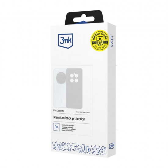 3mk Matt Case Pro for Apple iPhone SE 2022 - matte black