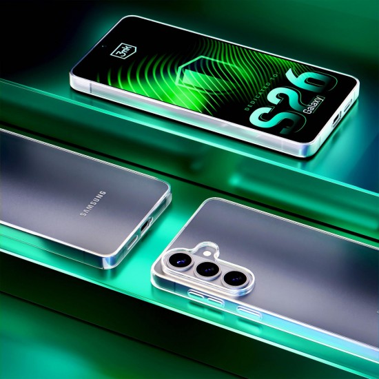 3mk Clear Case for Samsung Galaxy S26 - transparent