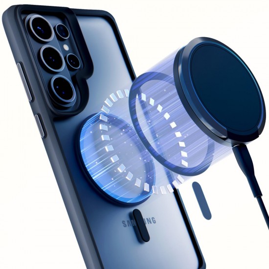 3mk Satin Armor MagCase for Samsung Galaxy S26 Ultra - Transparent Black